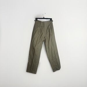 Vintage‎ Y2K Bugle Boy Khakis 30L Men's Olive Green Skater Pleated Preppy